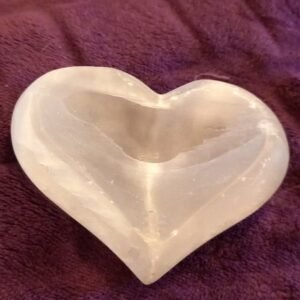 Selenite Heart Bowl